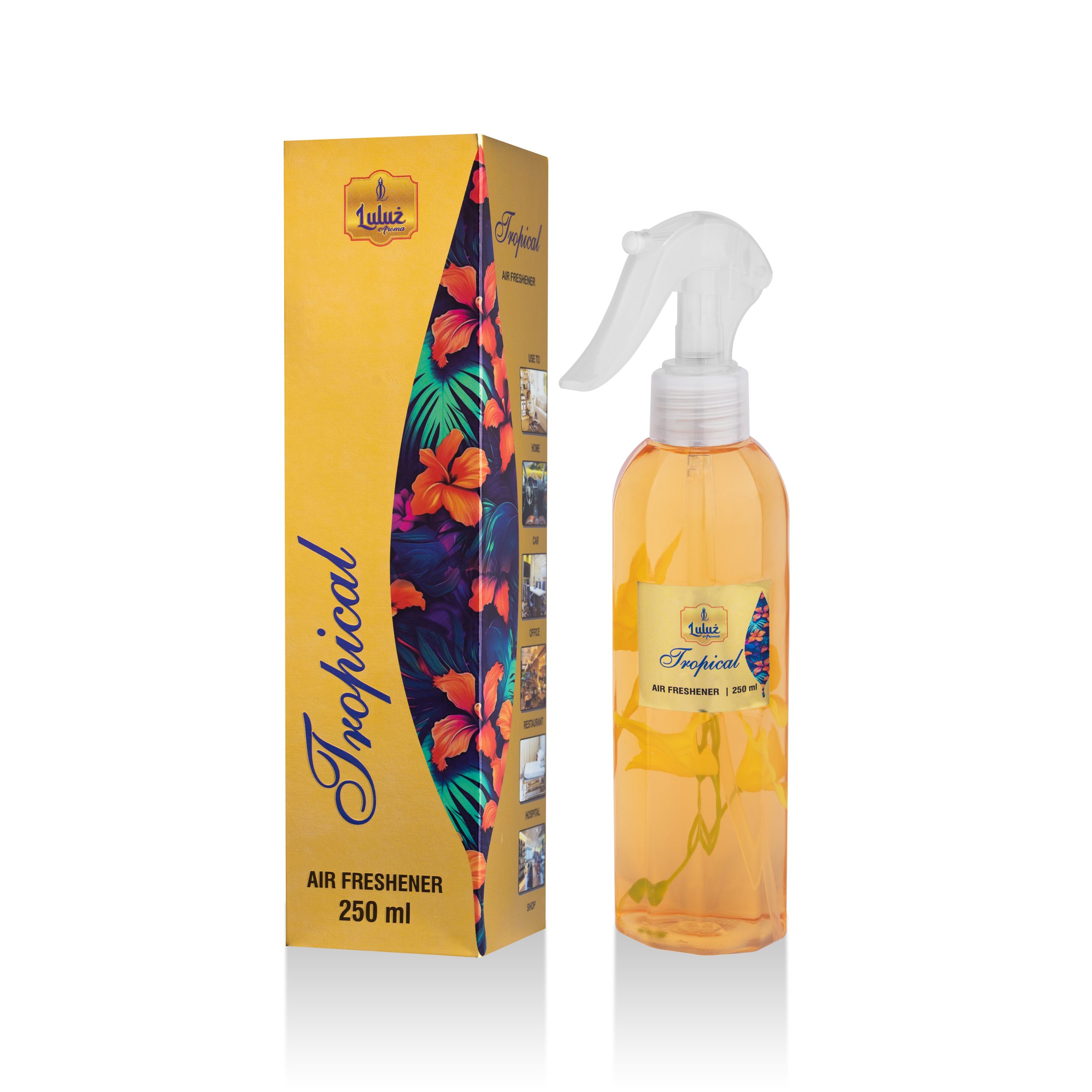 Tropical 250ml Luxury Room Freshener | Island Escape Spray – Qyaq