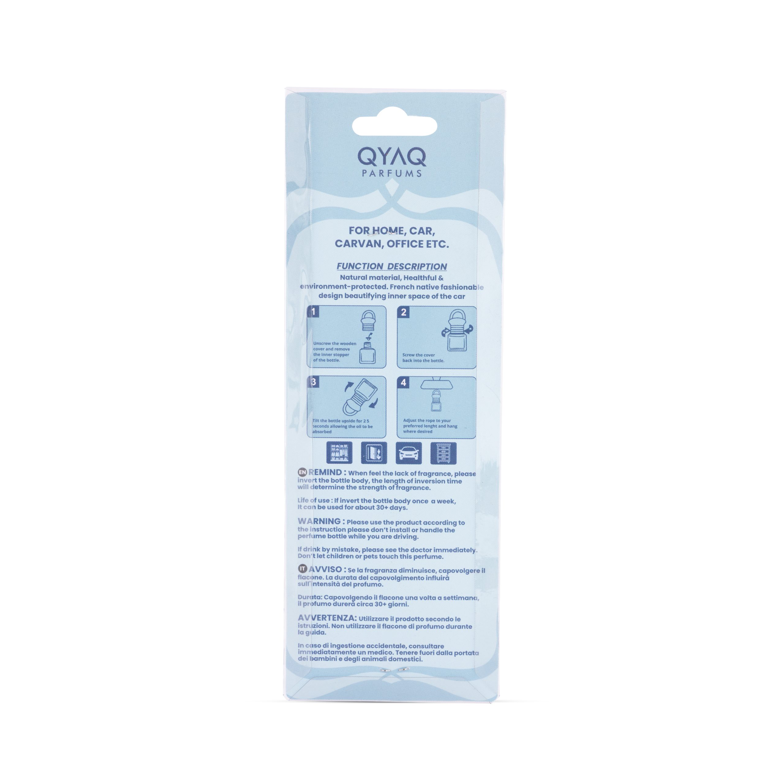 Ocean Luxury Car Hanging Pod | Marine Automotive Scent – Qyaq - Image 4