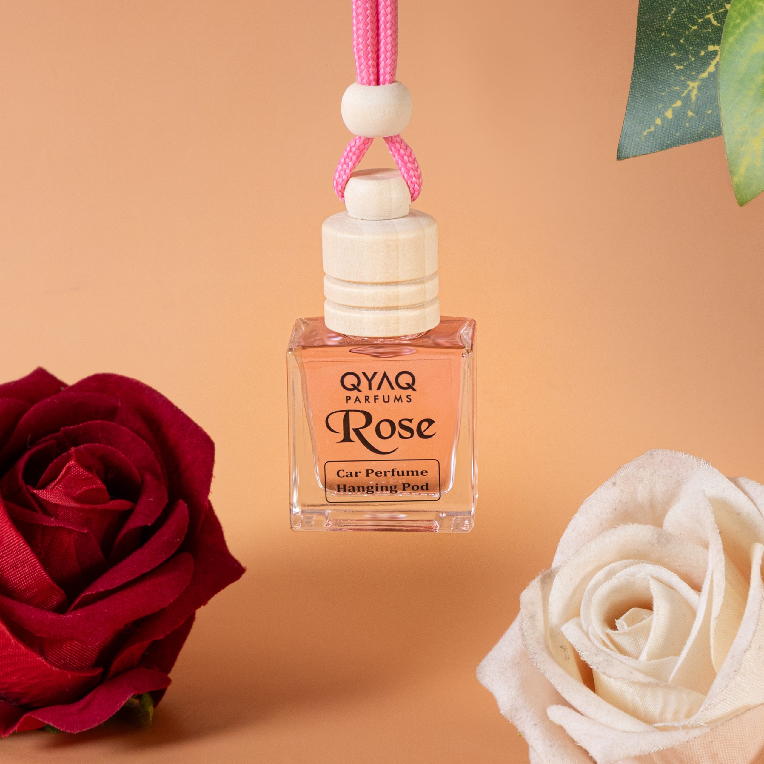 Rose Luxury Car Hanging Pod | Premium Car Fragrance – Qyaq