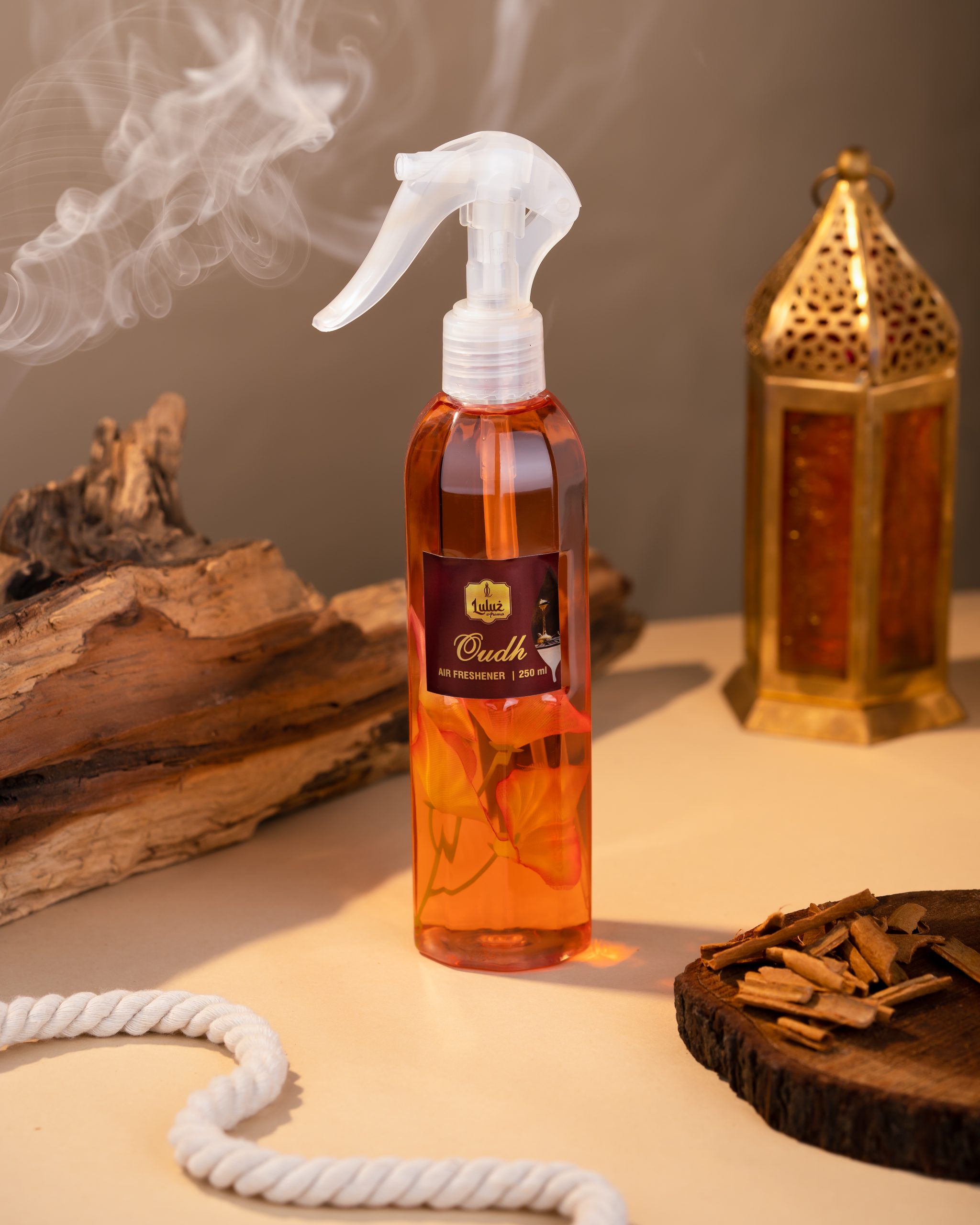 Oudh 250ml Luxury Room Freshener | Precious Wood Spray – Qyaq - Image 4